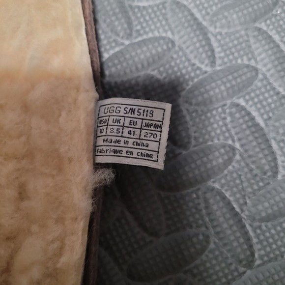 UGG Women's Brown Leather Knightsbridge Boots Size 10 #5119 - Picture 9 of 9